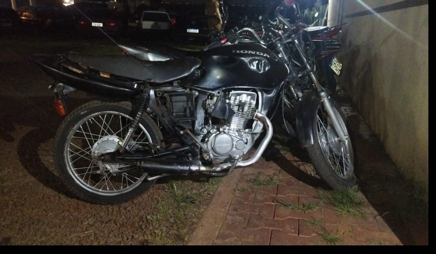 Jovem que havia fugido de abordagem Policial, foi detido e teve a moto apreendida nesta sexta-feira (27) em Capitão