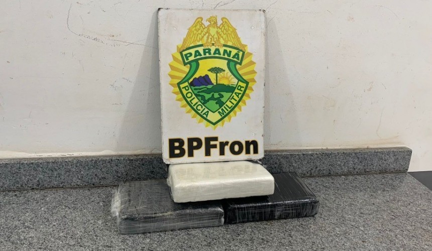 Cocaína é apreendida em banheiro de ônibus que seguia de Foz do Iguaçu para São Paulo