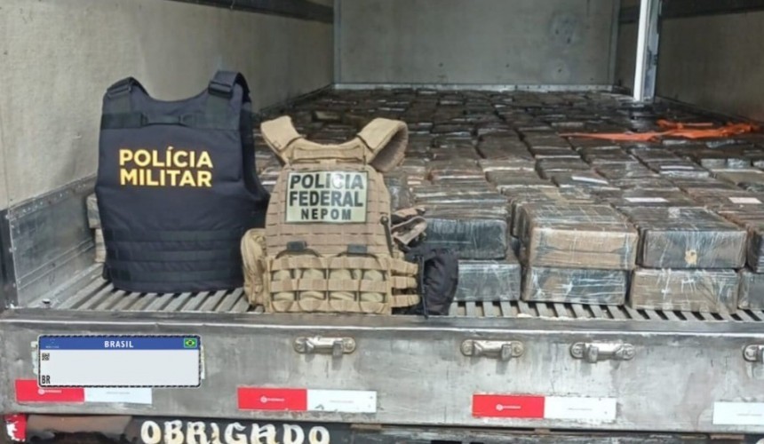 Grande quantidade de maconha é apreendida no oeste do Paraná