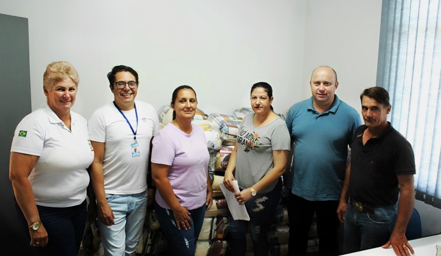 Assistência Social realiza a entrega de cerca de 100 cestas básicas no Distrito do Alto Alegre do Iguaçu