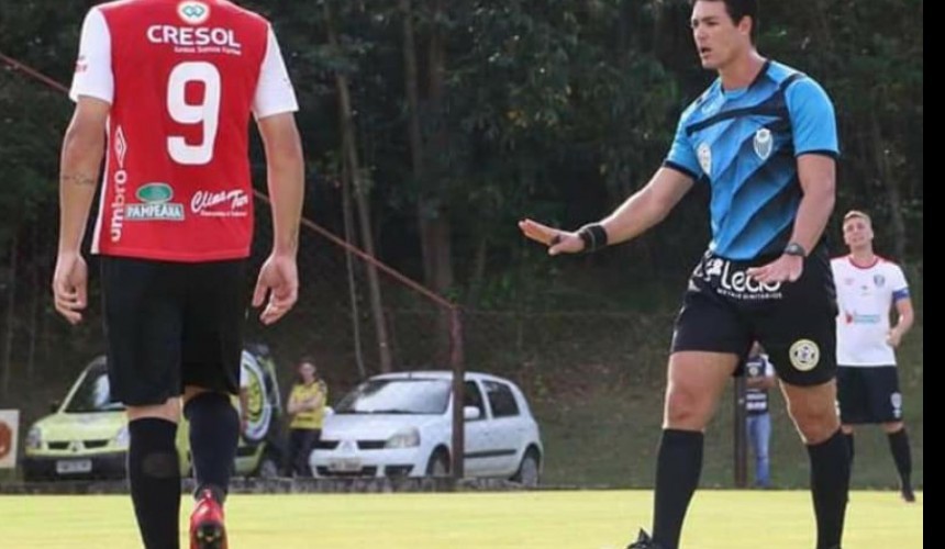 Árbitro de Capitão apita hoje jogo da primeira divisão do Campeonato Paranaense