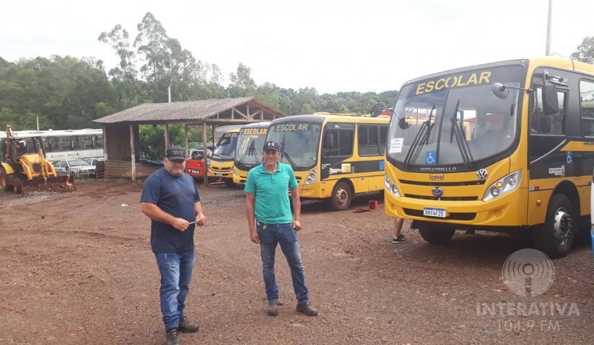 Capitão: Ônibus do transporte escolar passam por manutenção para volta às aulas
