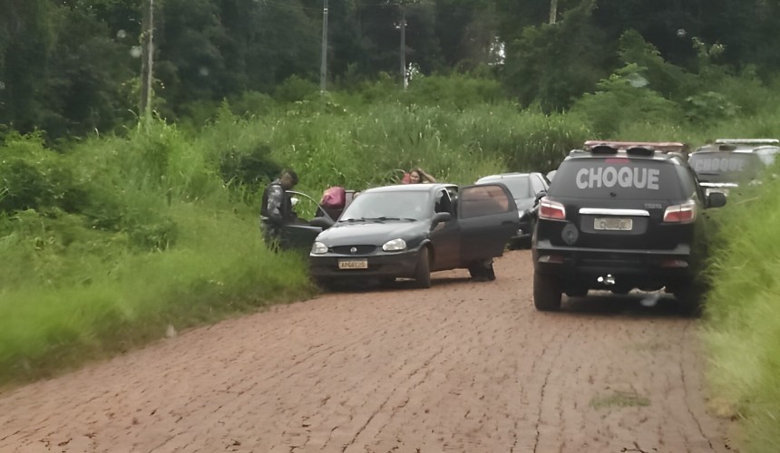 Grupo tenta invadir terras mas é impedido pela polícia em Quedas do Iguaçu