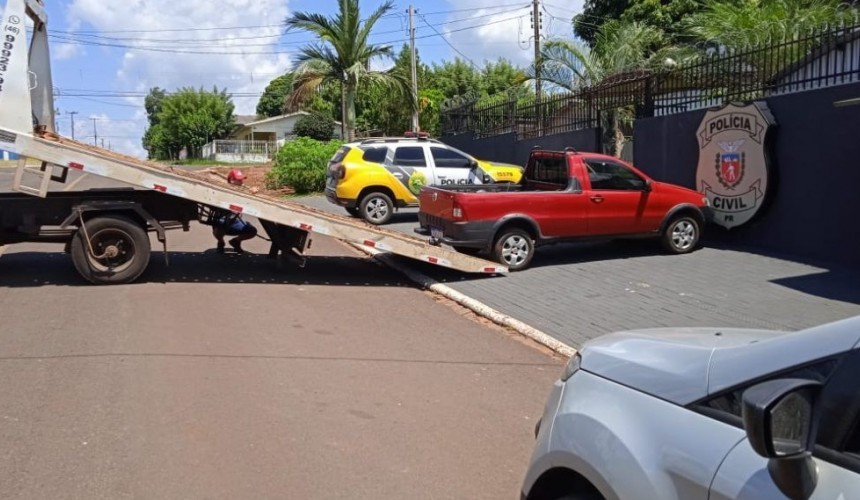 Em rápida ação, Polícia Militar recupera camionete e prende acusado do furto em Salto do Lontra