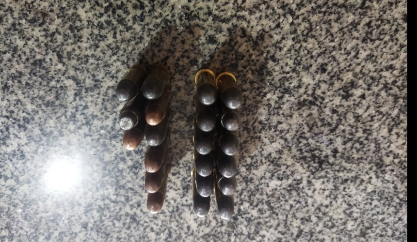 Jovem é detido com munições após danificar veículo em Santa Lúcia