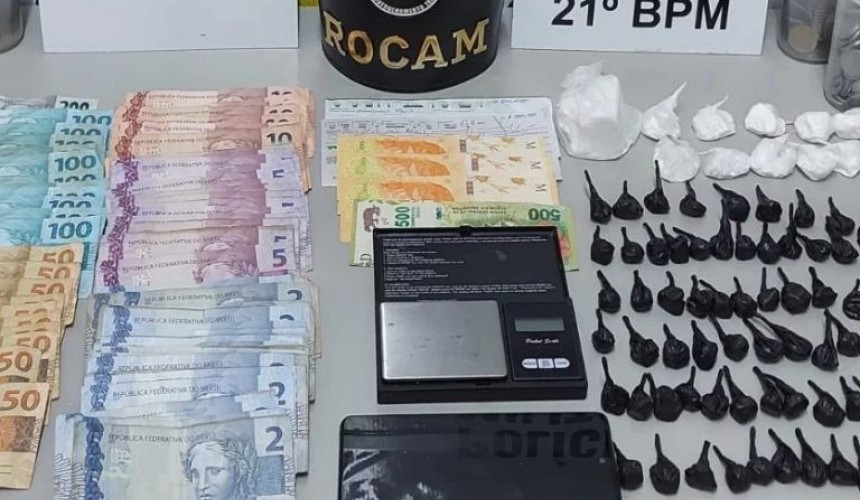 Polícia Militar prende dono de boate por tráfico de drogas em Santo Antônio do Sudoeste