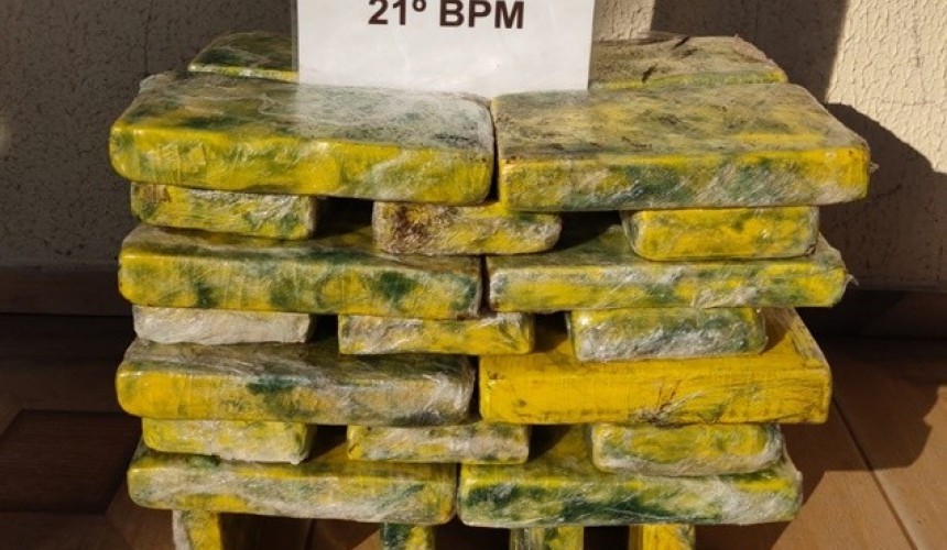 Polícia Militar apreende carregamento de cocaína avaliado em R$ 3 milhões em Marmeleiro