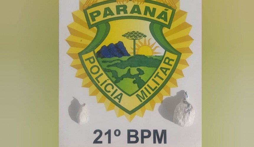 Homem e mulher são presos por tráfico de drogas em Salto do Lontra