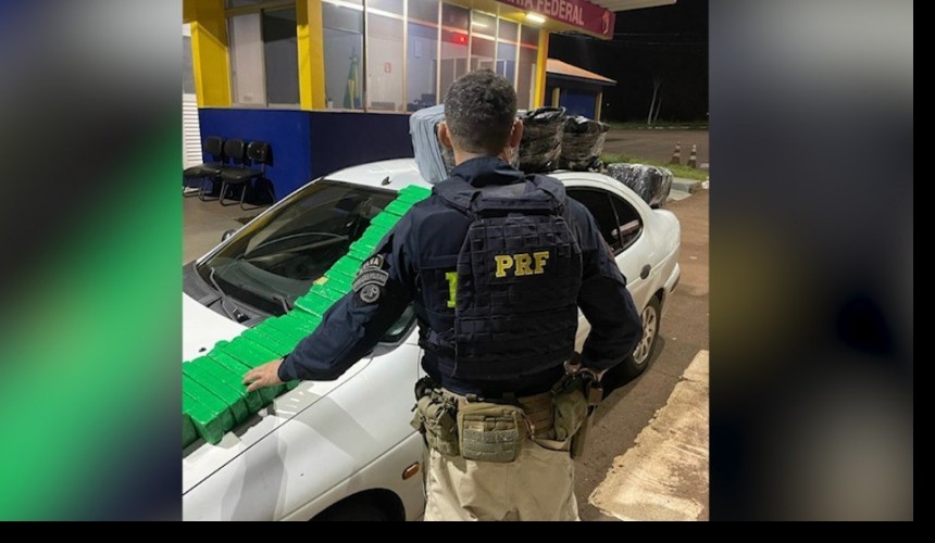 Drogas e cigarros são apreendidos pela PRF em duas cidades do Oeste paranaense