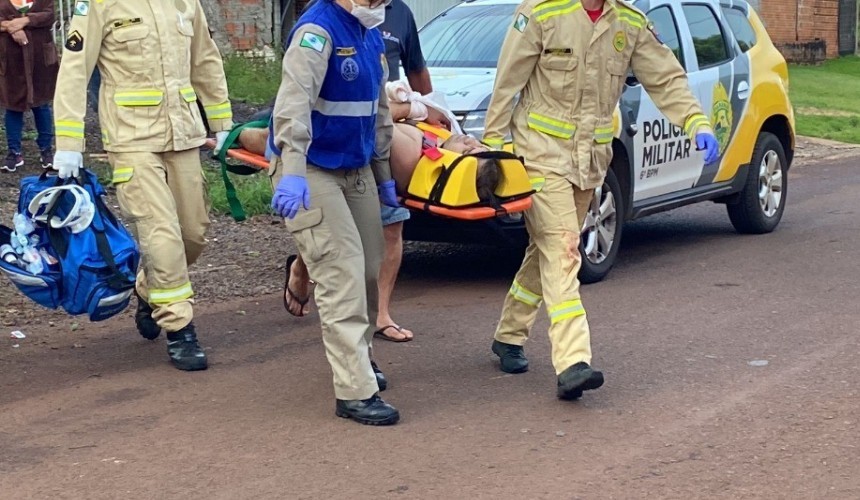 Homem é baleado e esfaqueado em Cascavel