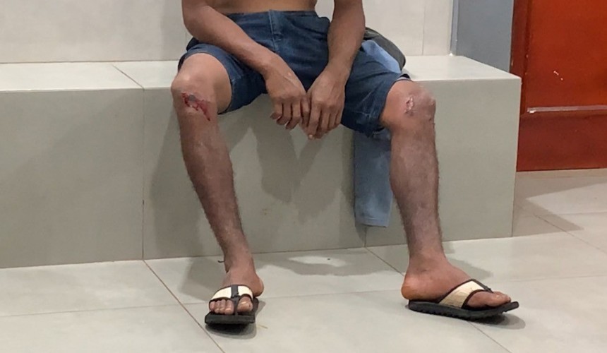 Seis horas após deixar cadeia, rapaz é preso por furtar bateria e tentar esfaquear vigilante em Cascavel