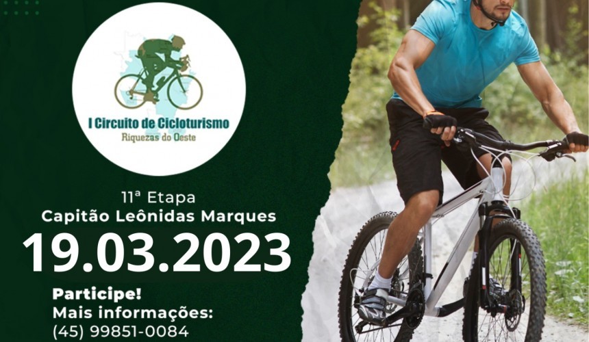 Devido ao mau tempo, etapa de Capitão do Cicloturismo ‘Riquezas do Oeste’ foi adiada