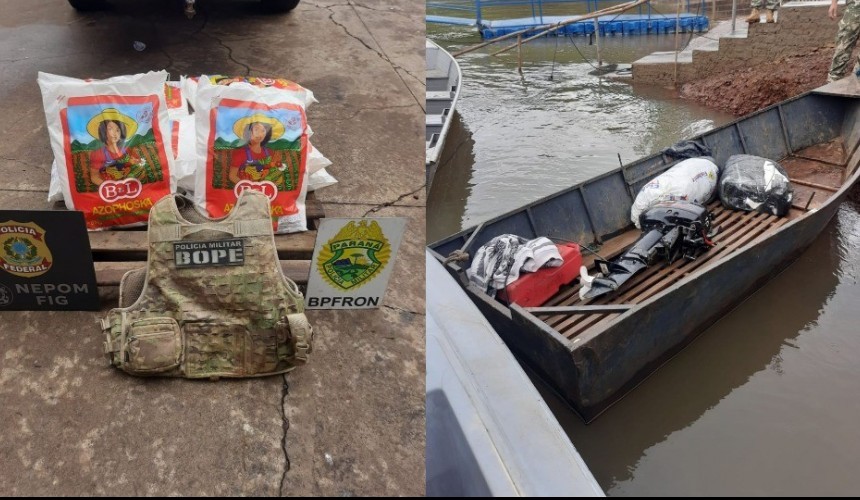 80 kg de agrotóxicos contrabandeados são apreendidos em Foz do Iguaçu