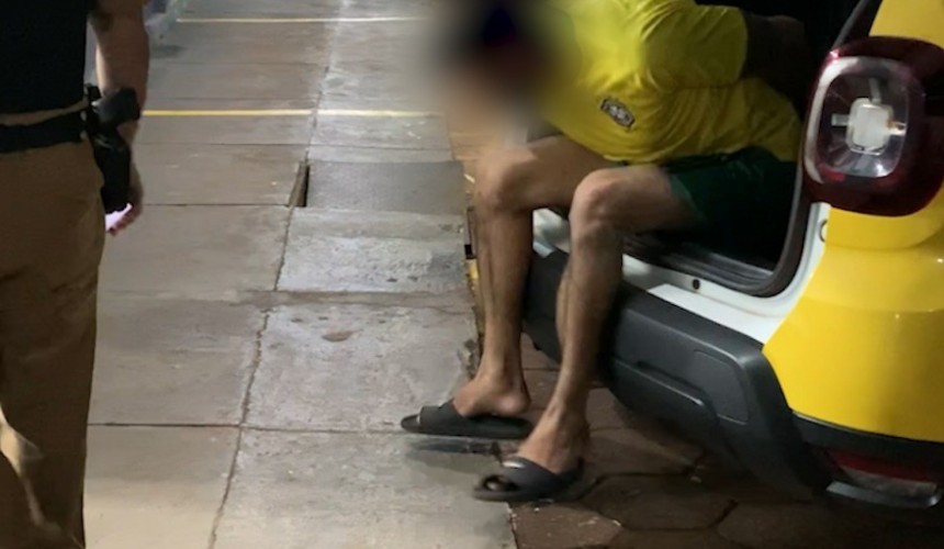 Homem ameaça sogra com pedaço de pau e é preso pela Polícia Militar em Cascavel