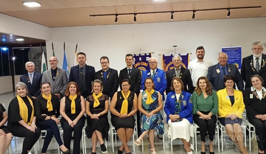 Lions Club de Capitão empossa novos associados, e tem a presença da Governadora Distrital