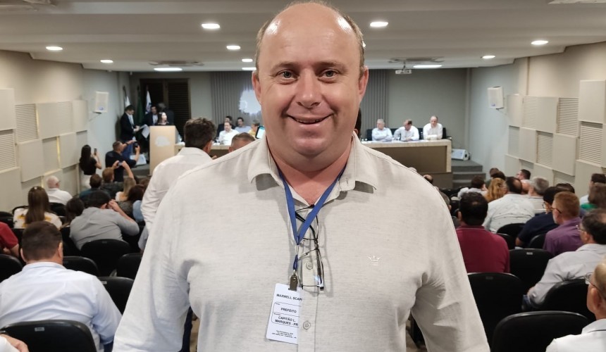Prefeito Maxwell Scapini assume Departamento de Indústria e Comércio da AMOP
