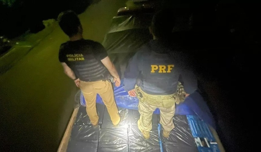 PRF descobre depósito de cigarros em Corbélia e três pessoas são detidas em Corbélia