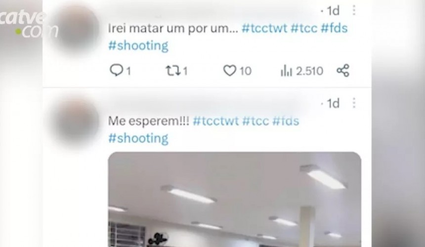 Aluno de colégio em Guaíra é apreendido após ameaçar colegas de morte