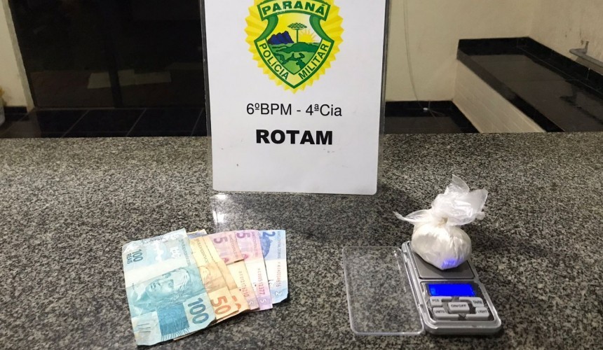 Homem é preso com cocaína no Distrito do Alto Alegre do Iguaçu em Capitão