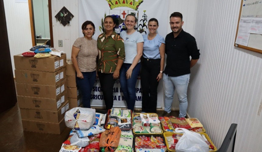 Mais de 800kg de alimentos arrecadados durante a Pesca no Lago serão entregues as famílias de Capitão