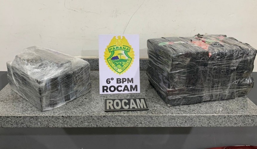 Dupla é presa com 30 quilos de maconha na rodoviária de Cascavel