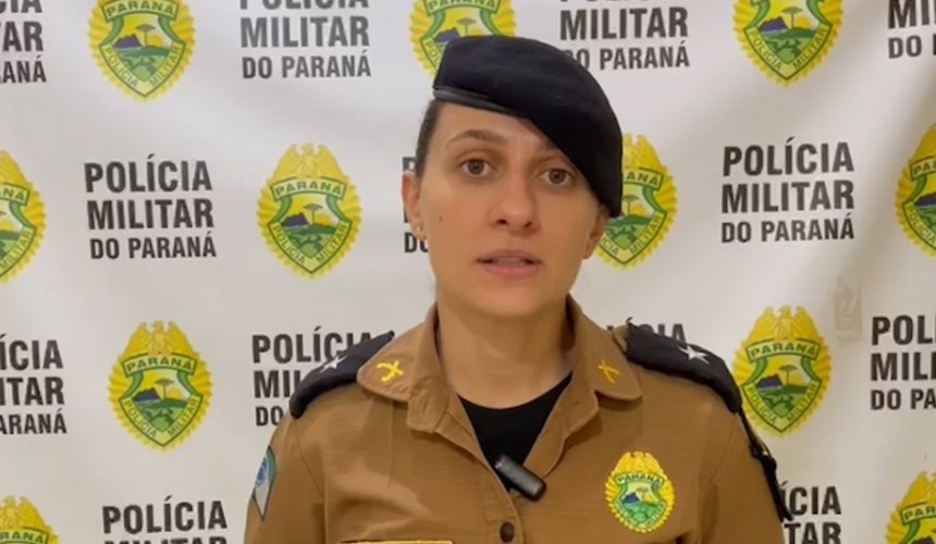 Homem ameaçou fiéis com machado porque ficou irritado com rua fechada em Guaíra