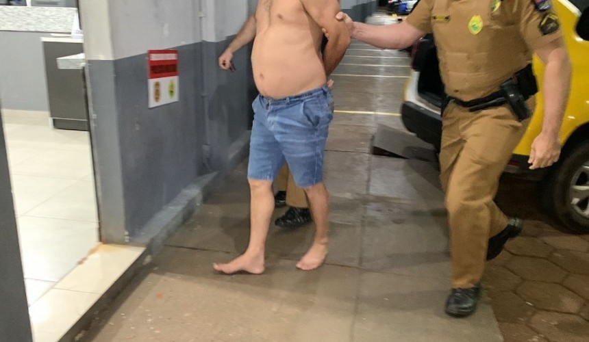 Homem é detido após agredir esposa em Cascavel