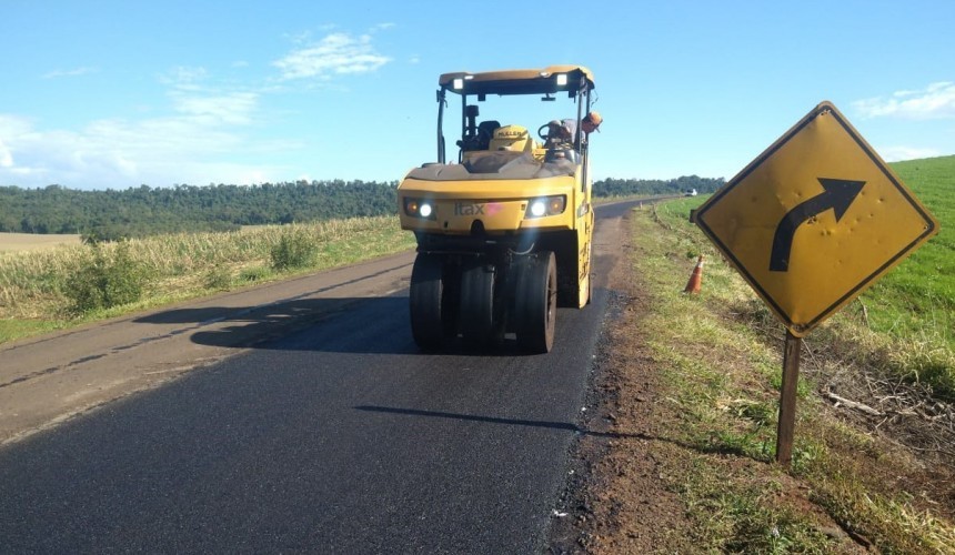 Rodovia entre Catanduvas e Três Barras do Paraná, PR-471 recebe melhorias do Estado, Capitão também foi contemplado
