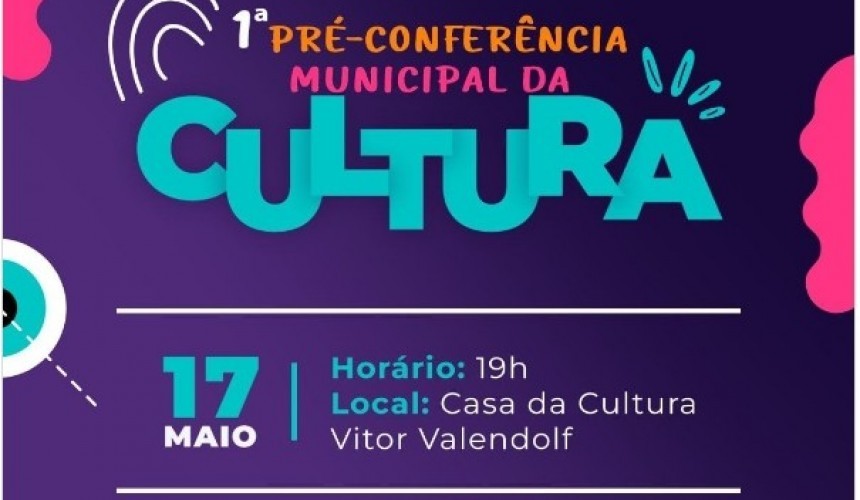 Capitão irá promover a 1 ª pré-conferência municipal de cultura de Capitão
