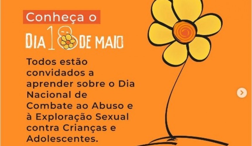 Capitão vai promover palestra show em alusão ao Dia Nacional de Combate ao Abuso e a Exploração Sexual de Crianças e Adolescentes
