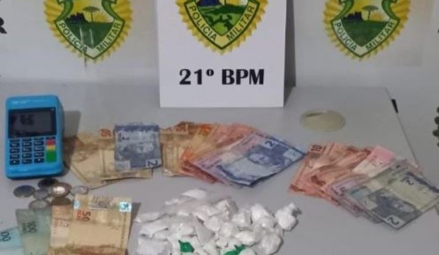 Casal é preso por tráfico de drogas em Realeza