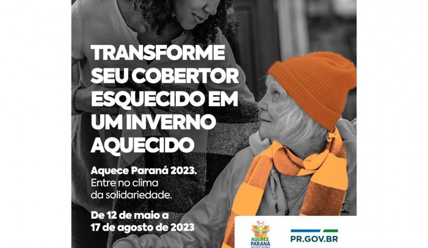 Corpo de Bombeiros de Capitão já estão recebendo doações para a Campanha Aquece Paraná 2023