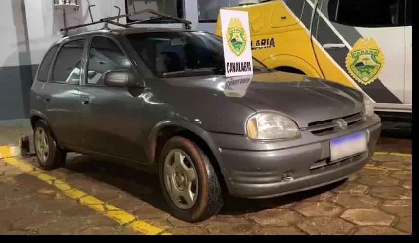 Cavalaria recupera veículo antes mesmo de dono perceber furto