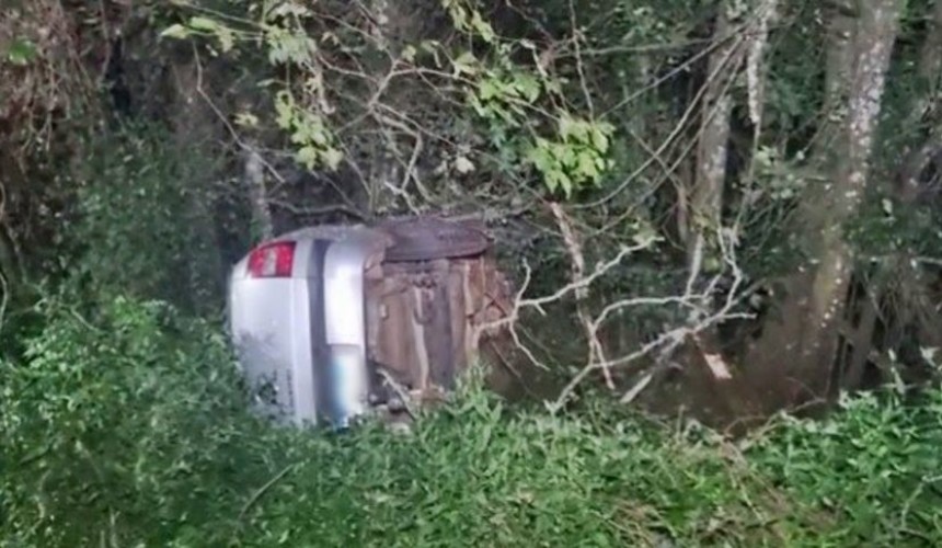 Mulher fica ferida em acidente na PR-483 em Francisco Beltrão