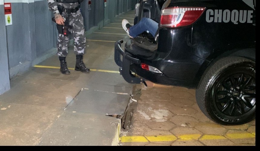 Rapaz é preso na Câmara de Vereadores de Cascavel