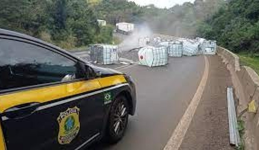 BR 277 em Nova Laranjeiras segue interditada e sem previsão de liberação