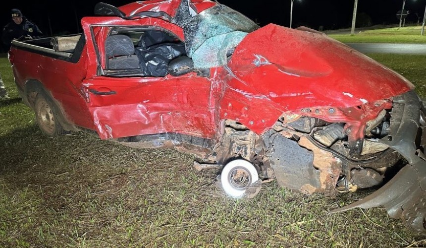 Homem morre após acidente em trevo de Laranjeiras do Sul
