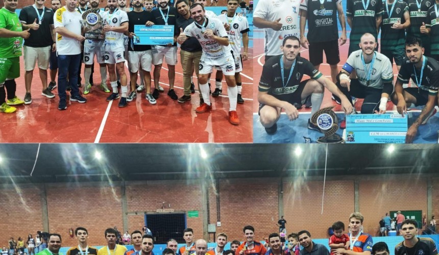 Ginásio de Esportes de Capitão Leônidas Marques ficou lotado durante finais da 2ª Copa Capitão de Futsal