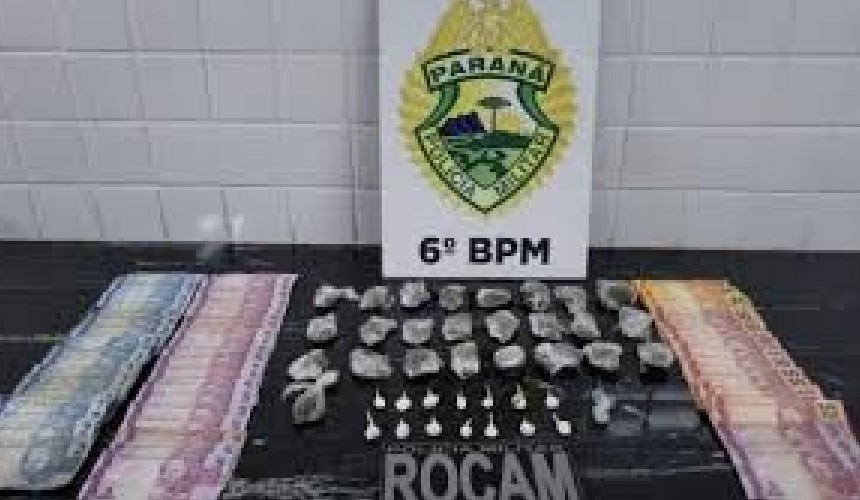 Rocam encontra tabacaria usada como ponto de tráfico de drogas em Cascavel