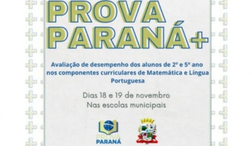 Capitão: Prova Paraná acontece nos dias 18 e 19 de novembro