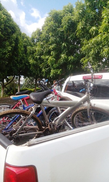 Policia de Capitão recupera três bicicletas furtadas