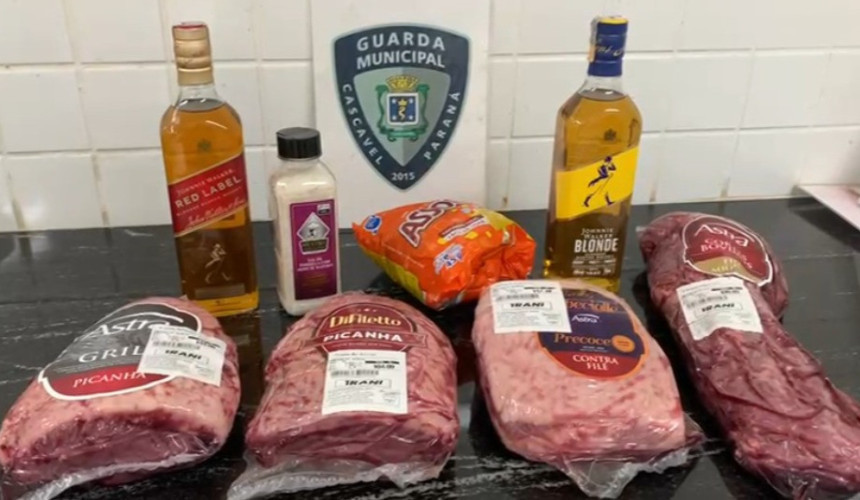 Churrasco cancelado: homem é preso por furtar carnes e bebidas em Cascavel