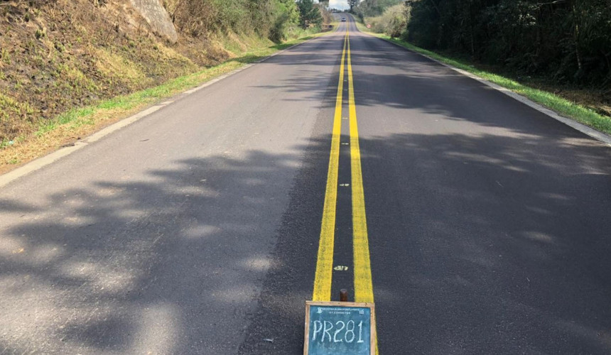Novo programa do DER/PR vai restaurar 900 quilômetros de rodovias estaduais, PR-484 entre Três Barras do Paraná e Capitão é contemplada