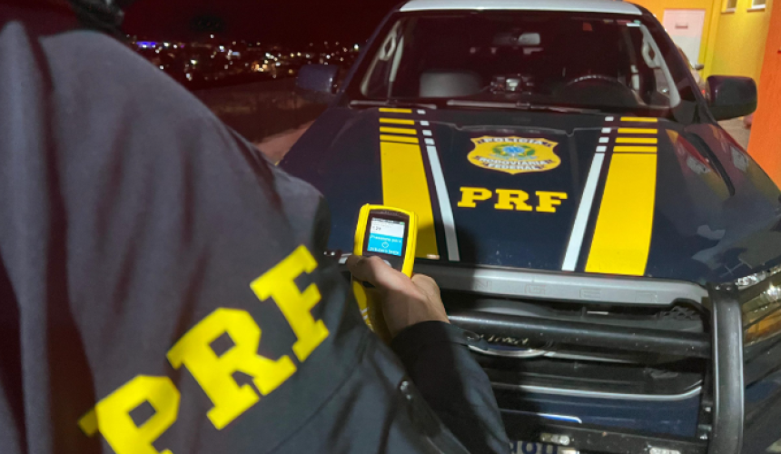 Pranchita: homem é preso após dirigir alcoolizado pela BR-163; teste apresentou quase quatro vezes acima do limite
