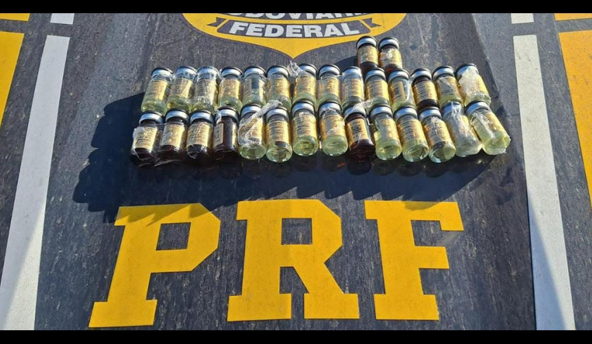 Capitão: PRF apreende anabolizantes na BR-163