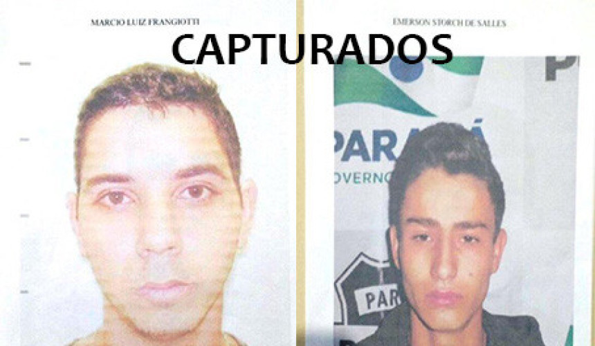 Foragidos da cadeia de Capitão Leônidas Marques são detidos