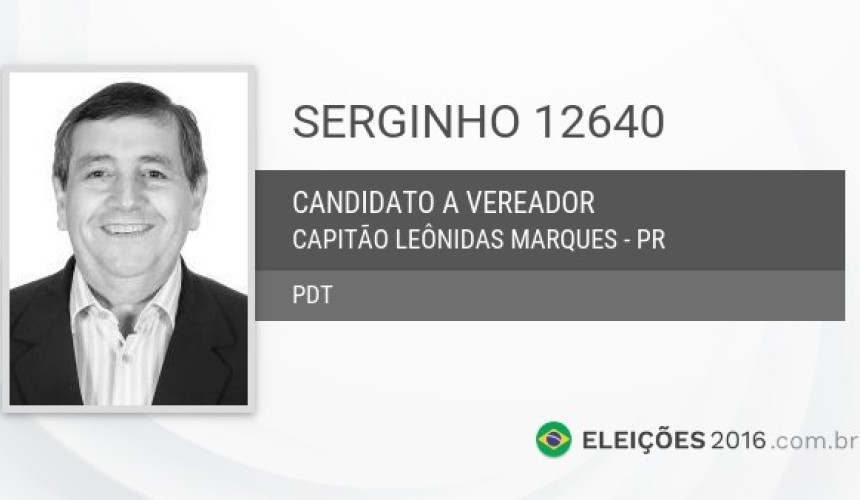 Na série reportagens com os vereadores eleitos, hoje conversaremos com Serginho Tristoni do PDT