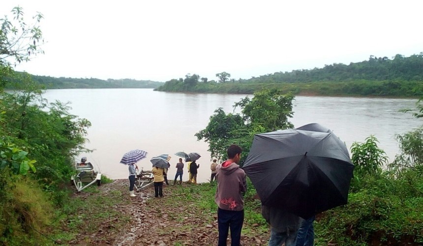 Barco afunda e duas pessoas estão desaparecidas no Rio Iguaçu,   em Capanema
