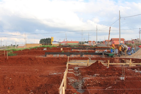Construções de 48 novas moradias  em Nova Prata do Iguaçu
