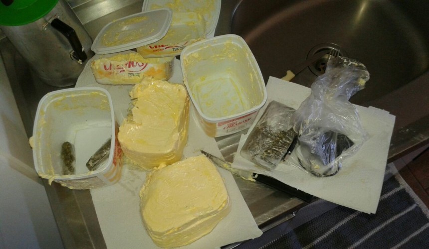Policia de Capitão prendeu mulher levando droga e aparelho celular  dentro de pote de margarina para detento